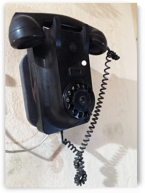 Black Phone Art Bunker Maastricht NL by Iris H Richardson