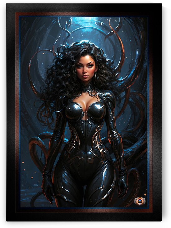 She Is Master Of The Tenticloid Captivating Sci-Fi Portrait AI Concept Art by Xzendor7 by xzendor7