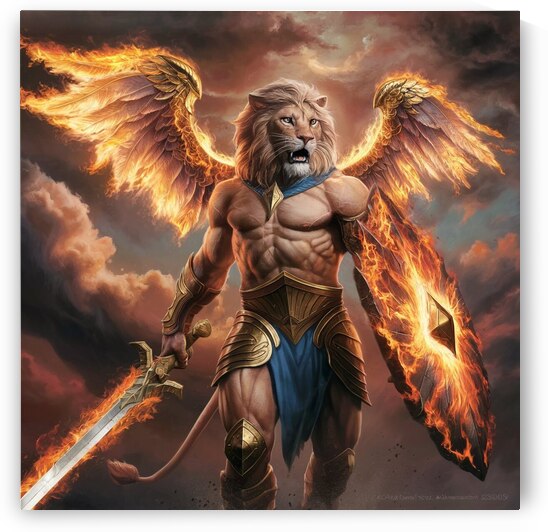 Muscular Lion by GHARBI TECH