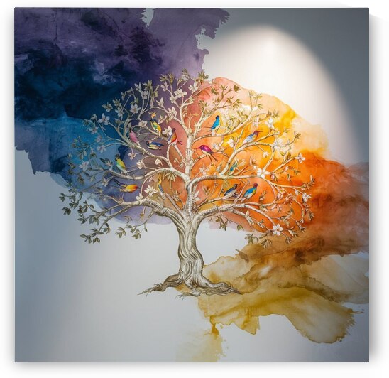 the wall panel features an intricate nature inspi by Mina Magdy