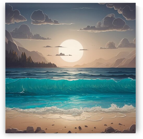 Calm sea view  by marian magdy