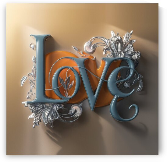 a captivating 3d typography design showcases the by Hidden codes