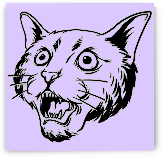 Cat head black by Bayu Perkasa