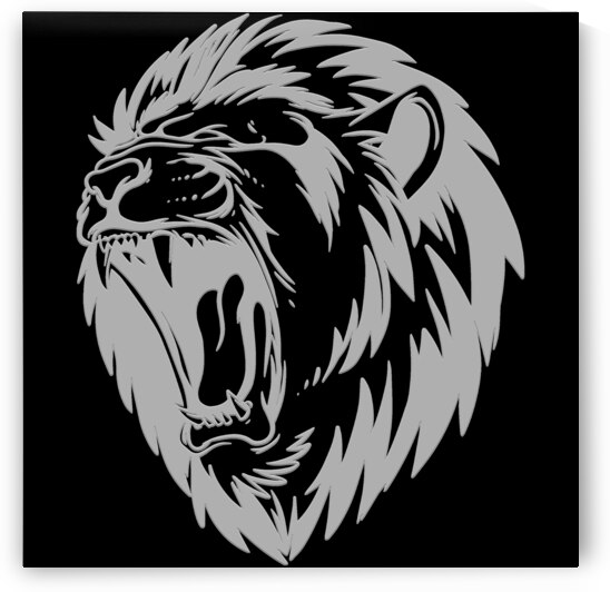 The lion white roar by Bayu Perkasa