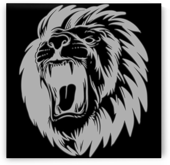 Lion head white by Bayu Perkasa