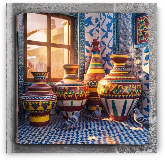 a captivating image of traditional moroccan potte by Hidden codes
