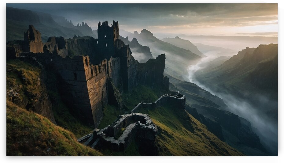 Amidst towering rocks that pierce the air by Yasser Saayed