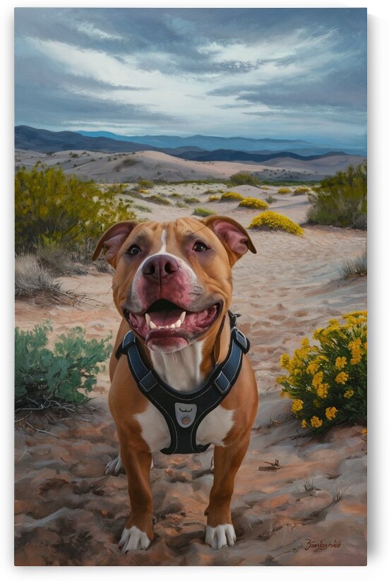 a vibrant oil painting capturing a curious  by KH ALSAWY