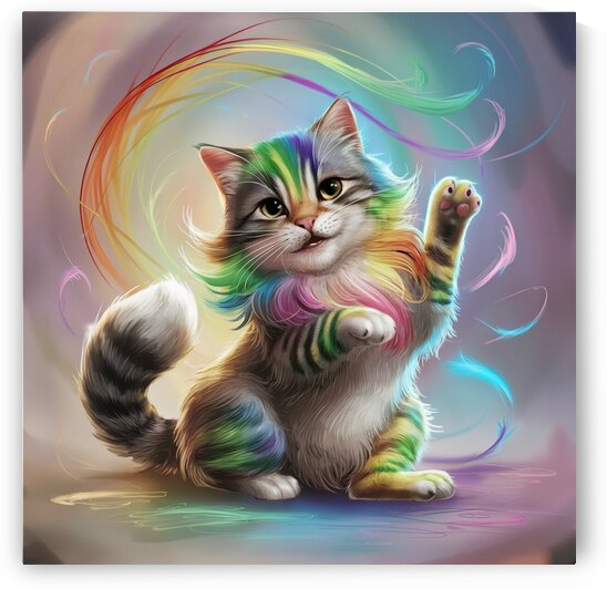 A Delightful High-Resolution Image of a Feline Friend by Ahmad 80