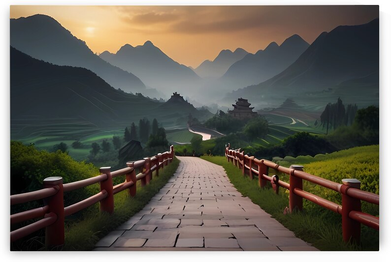 Tableau Nature Asiatique  by FLOWER