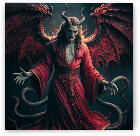 Satan as a sinister by Nassr