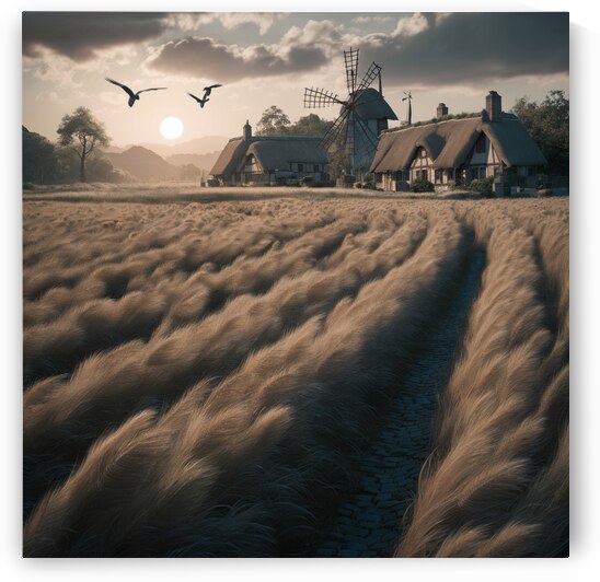 A stunning realistic image of a vast field full o by Abdelwahab Khalil