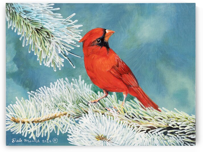 Winter Red - Painting by Dale Morrish