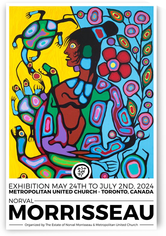 HD Acrylic and HD Metal  Morrisseau at MET - v.1 -  Limited Edition of 10 by Official Morrisseau