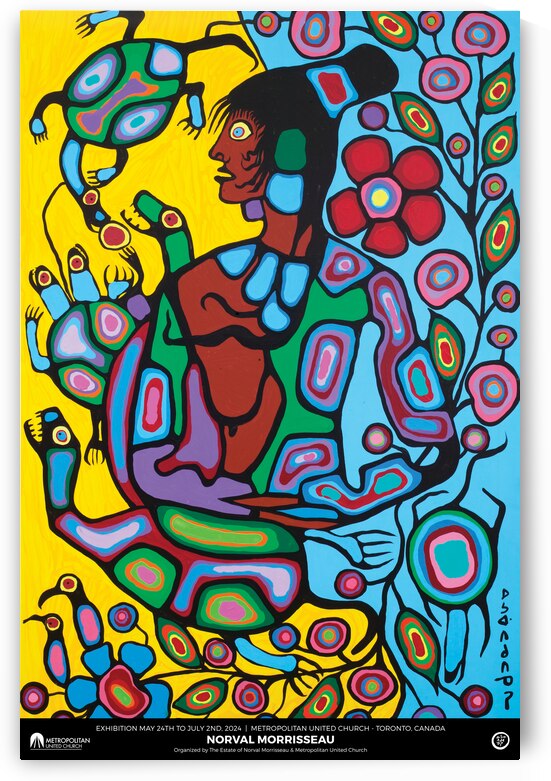 HD Acrylic and HD Metal - Morrisseau at  MET -  v. 2 -  Limited Edition of 10 by Official Morrisseau