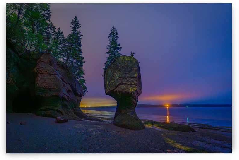 Night Low Tide by Geoffrey Prior