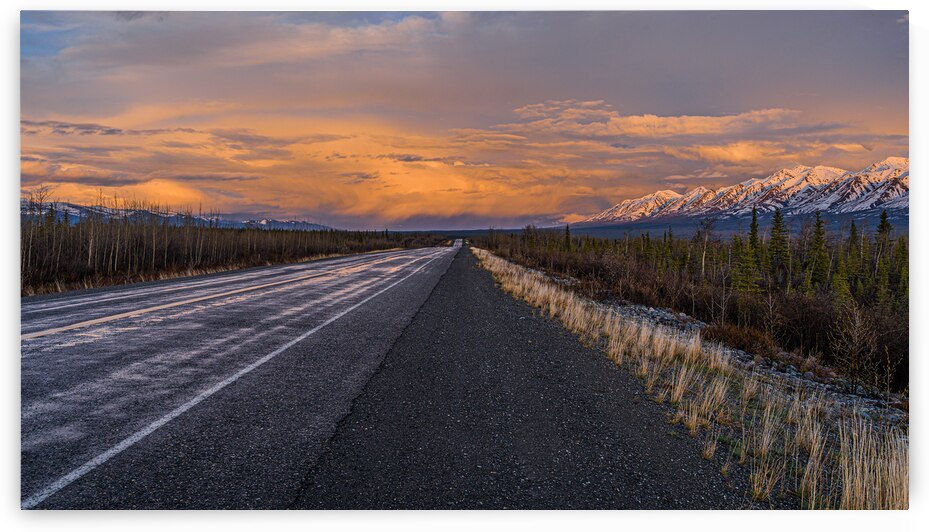 Yukon Sunset by Geoffrey Prior