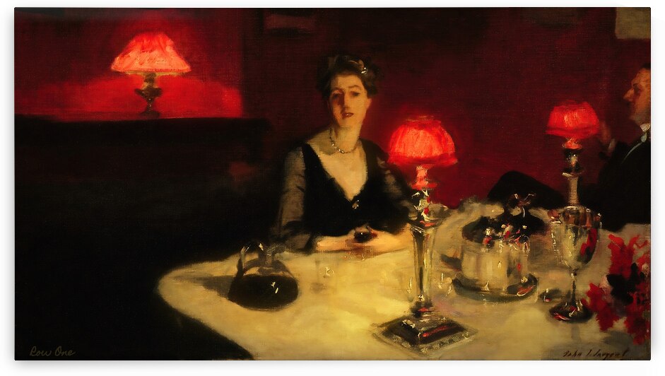 Dinner Table at Night by Row One Brand