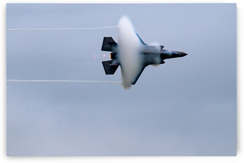 F-35 Lightning II Breaking the Sound Barrier by Pisarek Photography