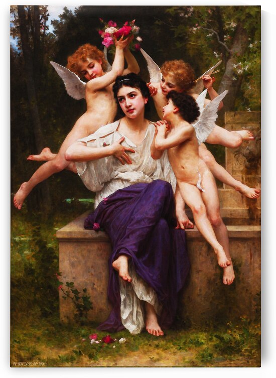 Reve de printemps – William Bouguereau by Classic Painting