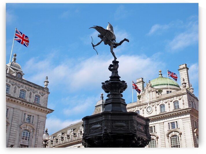 Eros Piccadilly Circus by Gill Billington