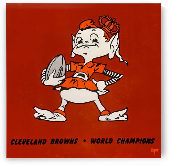 1956 Cleveland Browns Art by Row One Brand