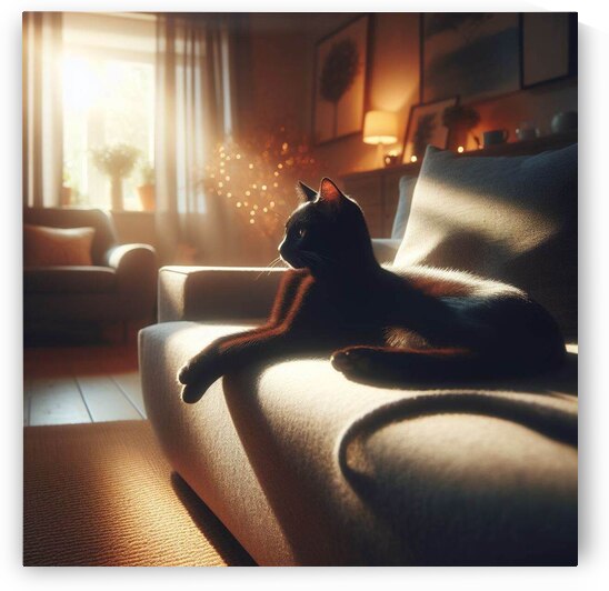 Elegant Cat in a Sunbeam by dratef