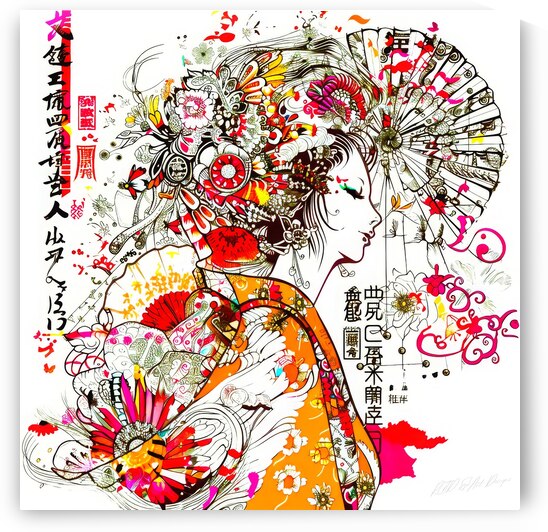 Asians Woman - My Geisha by SykArt Designs