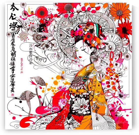 Asian Expression - Asian Queen by SykArt Designs