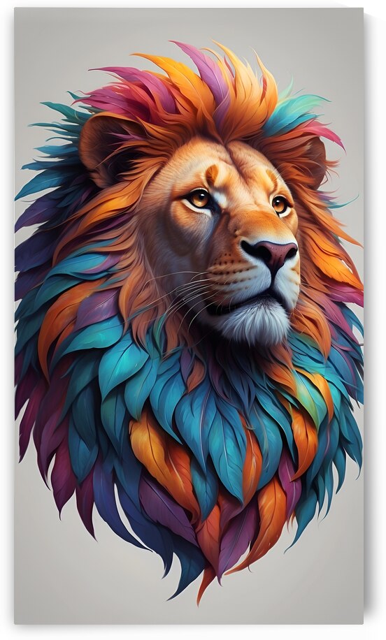 Digital lion  by matea Designs