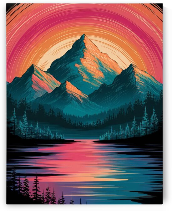 Sunset Serenity 1 by Muhammad Hassan Ahmad Hussain Mustafa