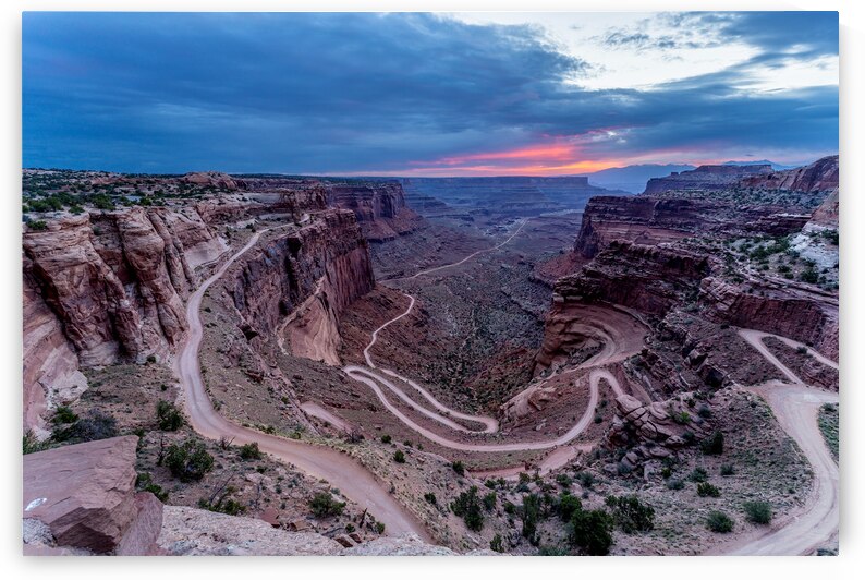 Canyonlands Shafer Trail Dawn by Jennifer White