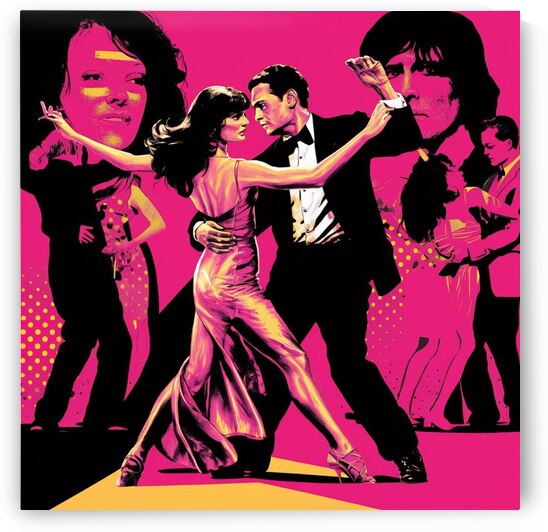 Pulp Fiction Dance Set 2 Pink Art Print Art Print by issam