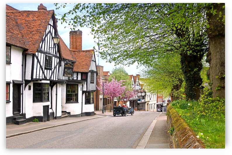 Days Gone By in Bishops Stortford High Streeet by Gill Billington