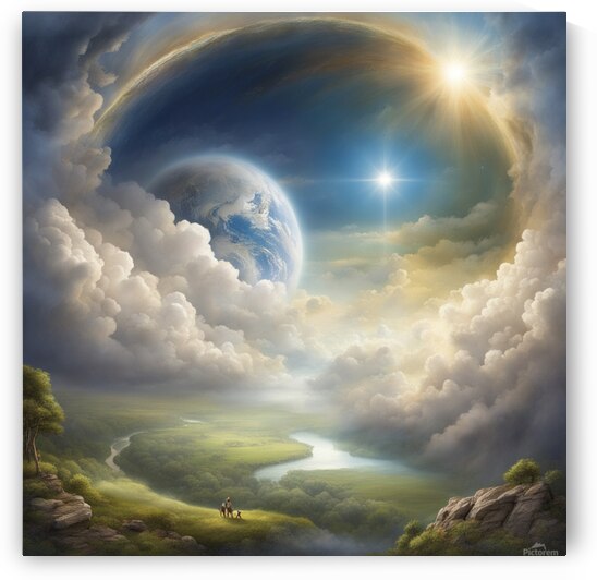 In the beginning God created the heaven and the earth. by AIGALLERY