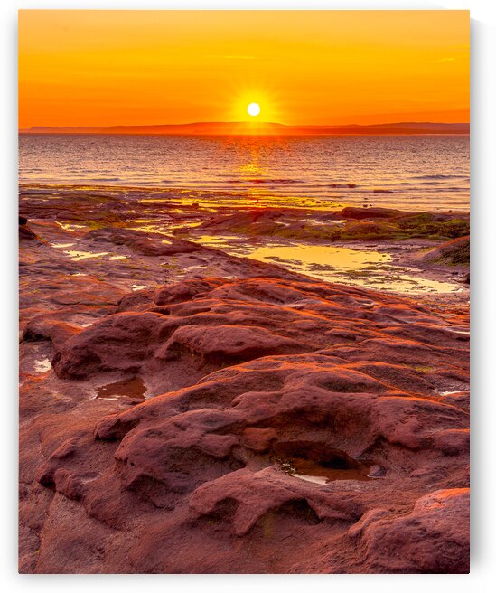 Burntcoat Head  Sunset by Geoffrey Prior