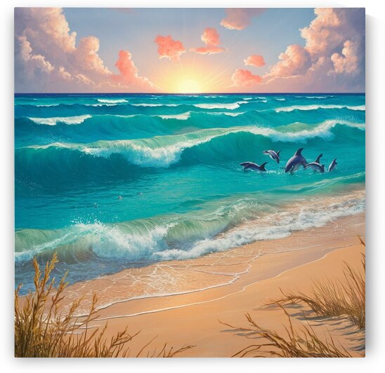 a stunning vibrant illustration of the sea s beau by hedi garssallah