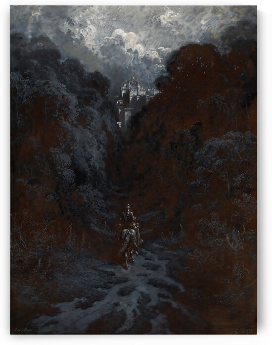 Sir Lancelot Approaching the Castle of Astolat  by Row One Brand