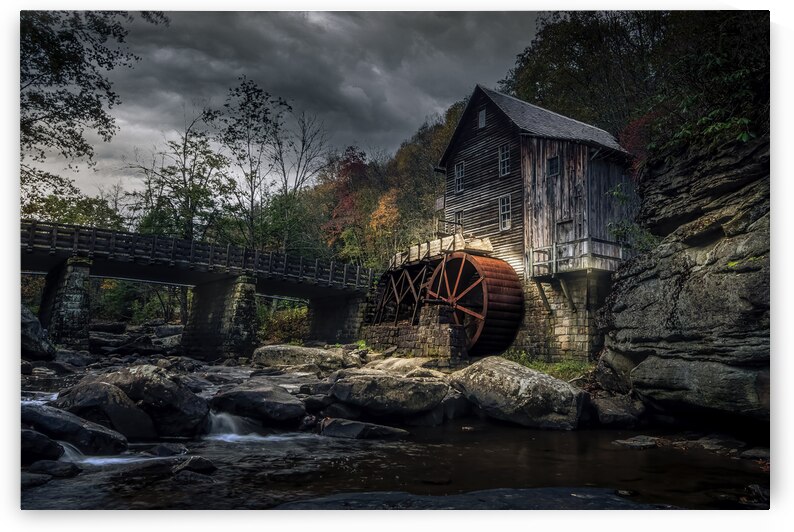 Glade Creek Mill in Autumn Dress by Norma Brandsberg Photography