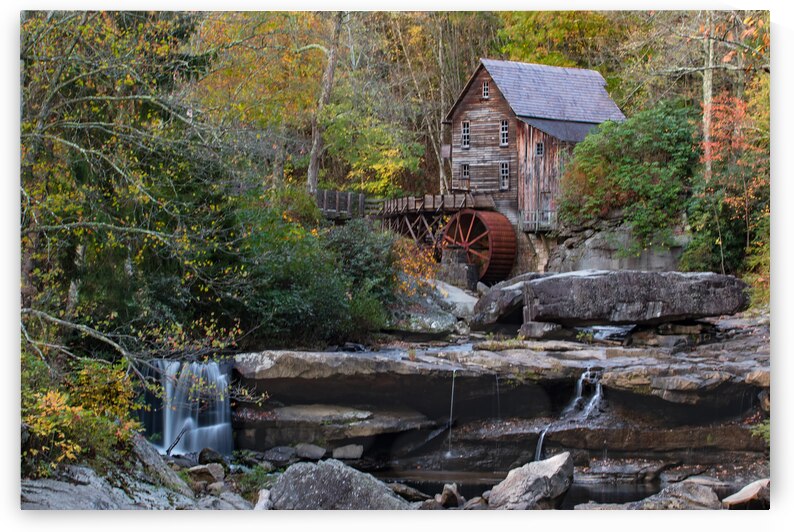 Old Virginia Mill in Autumn Colors 1 by Norma Brandsberg Photography