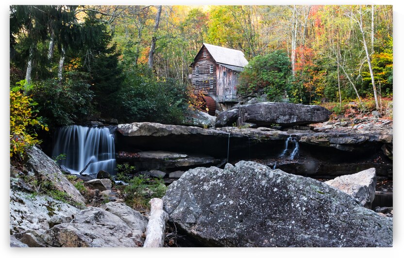 Old Virginia Mill in Autumn Colors by Norma Brandsberg Photography