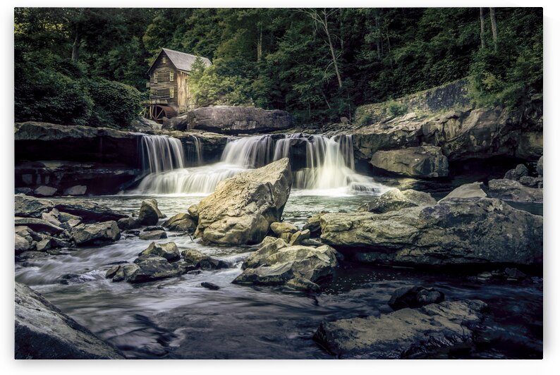 High Water at Glade Creek  Mill by Norma Brandsberg Photography