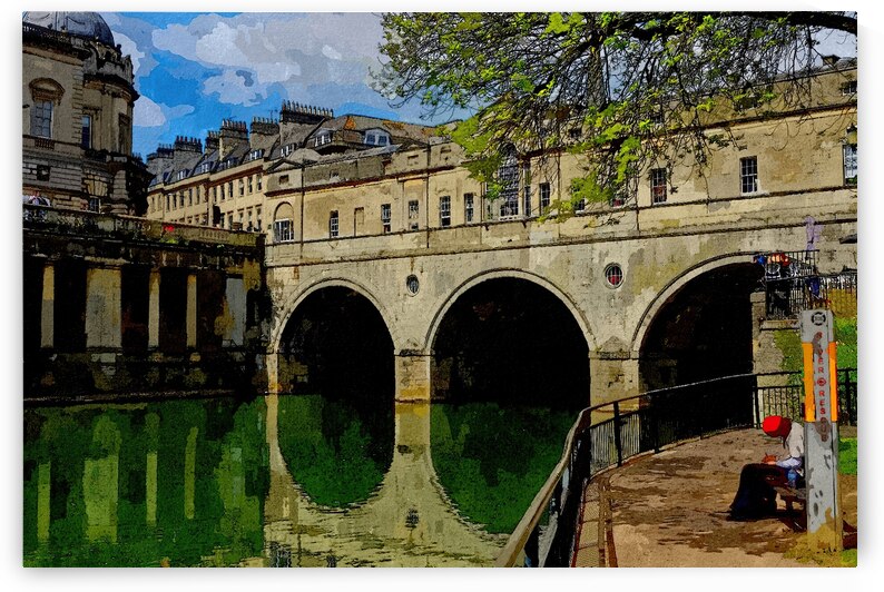 Poultney Bridge Bath. by Steve Painter