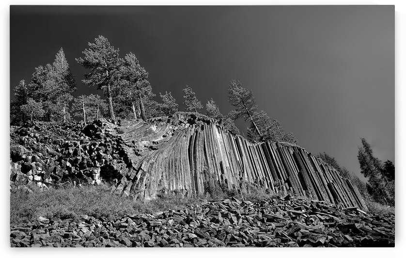 Devils Postpile Columnar Basalt by Norma Brandsberg Photography