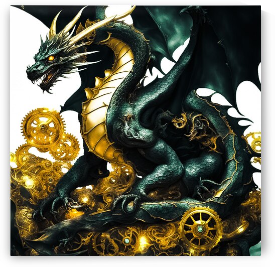 Green Gold Dragon by Greta And Jade Fundraiser