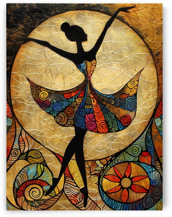 Balletic Whirl by pixel printsy