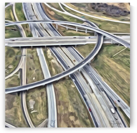 ABOVE LOS ANGELES by ABOVE EARTH by Gail Taylor