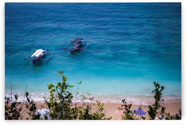 Perfect shade of azure blue by Emmi Torikka