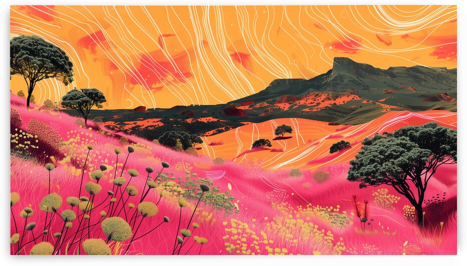 African landscape A minimal and weird design wi 9 by ASAR STUDIOS