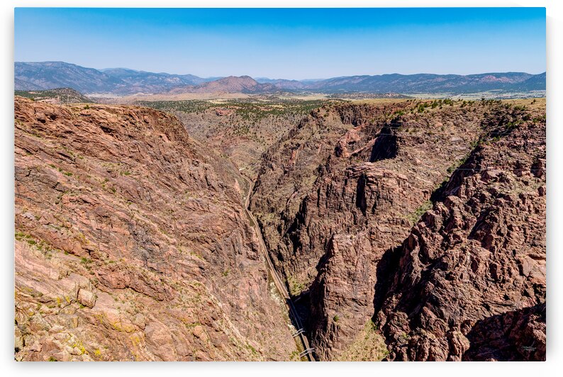 Royal Gorge Arkansas River View by Jennifer White